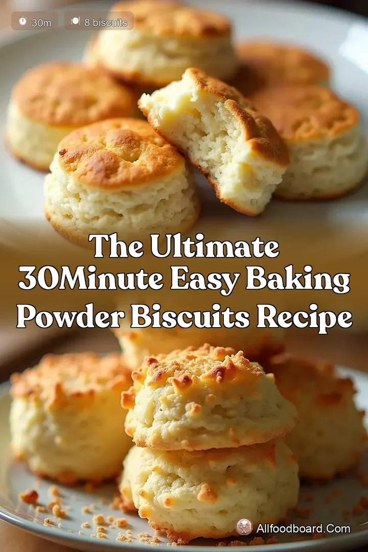 The Ultimate 30Minute Easy Baking Powder Biscuits Recipe