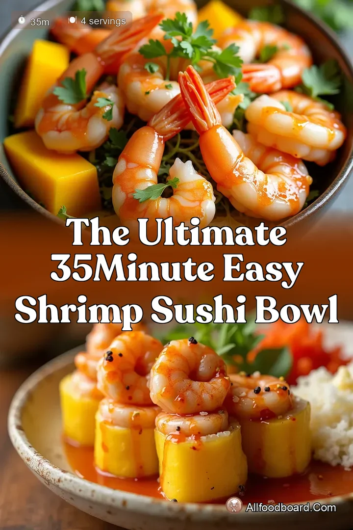 The Ultimate 35Minute Easy Shrimp Sushi Bowl : PIN FOR LATER The Ultimate 35Minute Easy Shrimp Sushi Bowl