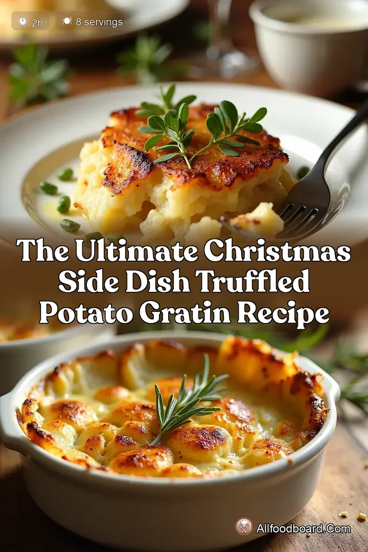 The Ultimate Christmas Side Dish Truffled Potato Gratin Recipe