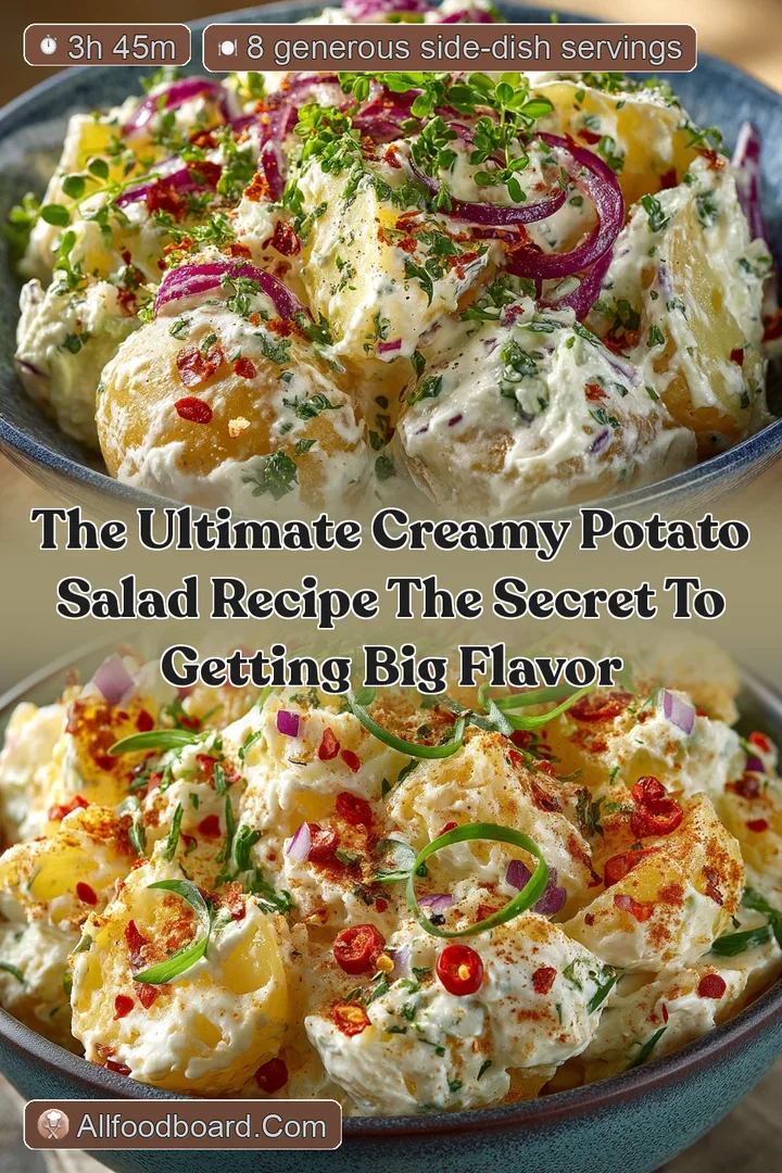 The Ultimate Creamy Potato Salad Recipe The Secret to Getting Big Flavor