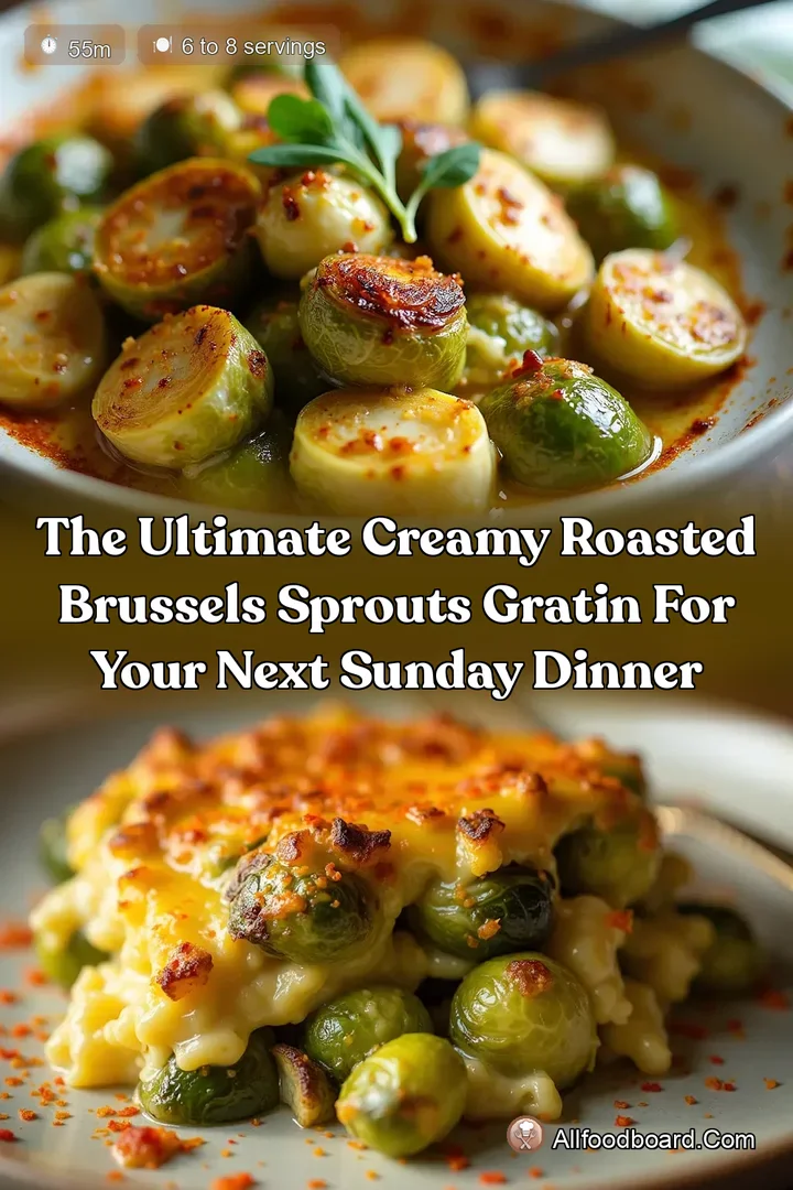 The Ultimate Creamy Roasted Brussels Sprouts Gratin for Your Next Sunday Dinner