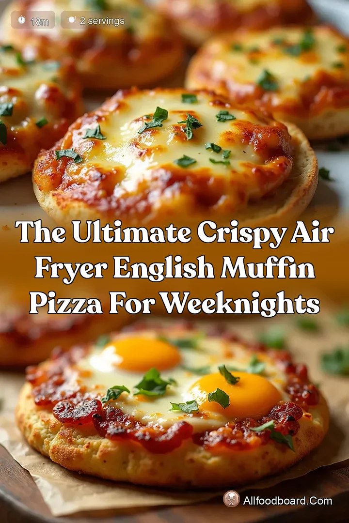 The Ultimate Crispy Air Fryer English Muffin Pizza for Weeknights