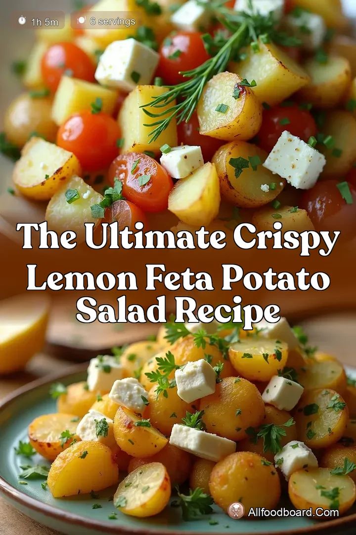 The Ultimate Crispy Lemon Feta Potato Salad Recipe