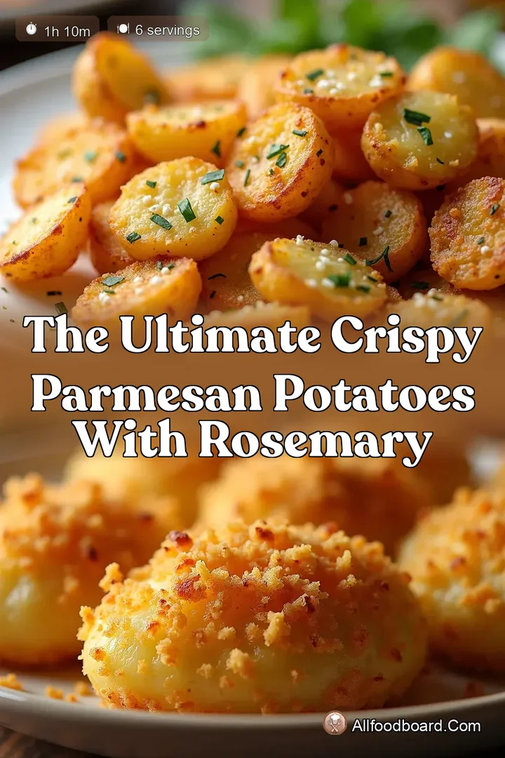 The Ultimate Crispy Parmesan Potatoes with Rosemary