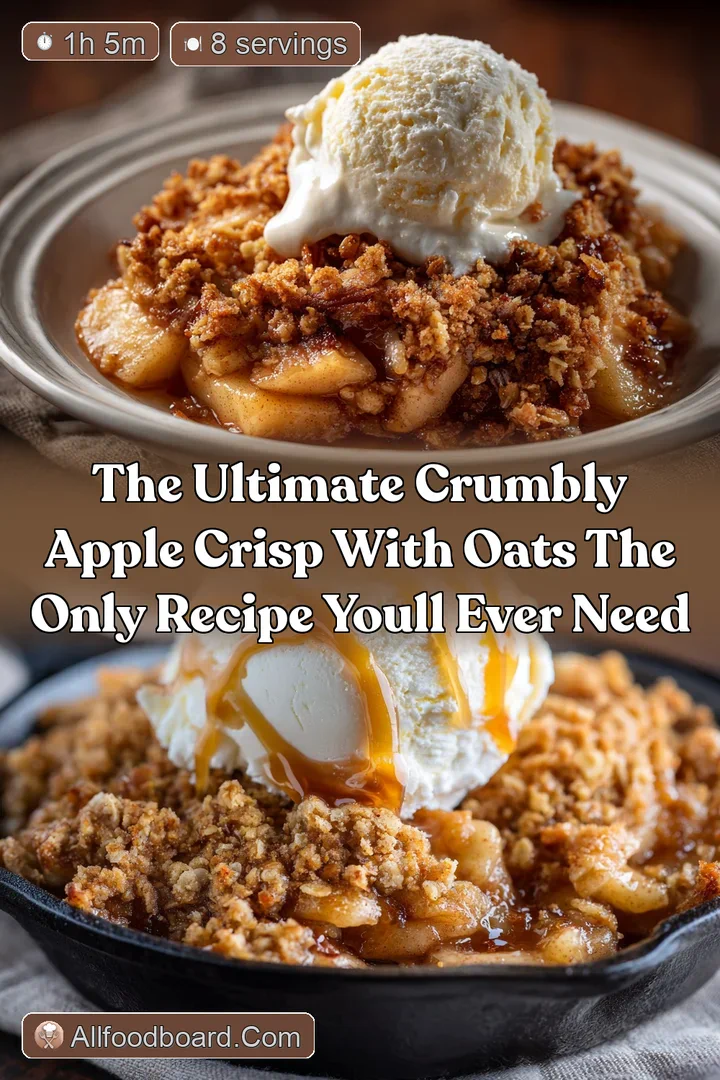 The Ultimate Crumbly Apple Crisp with Oats The Only Recipe Youll Ever Need