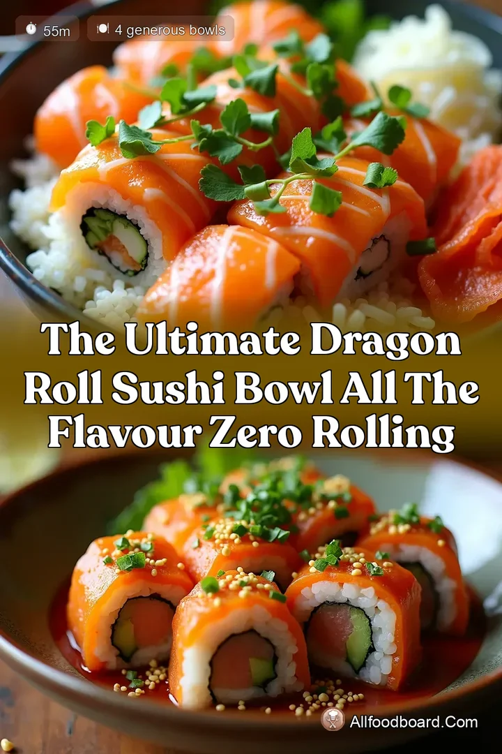 The Ultimate Dragon Roll Sushi Bowl All the Flavour Zero Rolling
