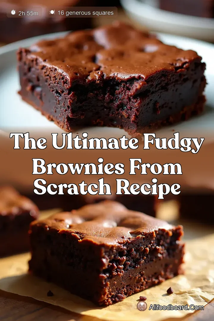The Ultimate Fudgy Brownies From Scratch Recipe