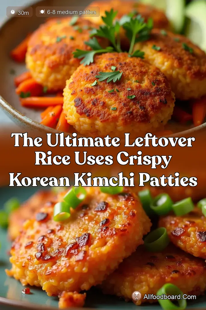 The Ultimate Leftover Rice Uses Crispy Korean Kimchi Patties