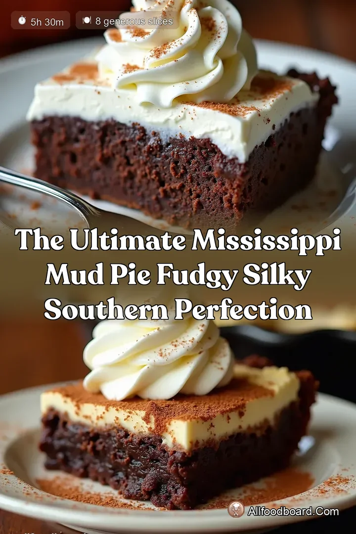 The Ultimate Mississippi Mud Pie Fudgy Silky Southern Perfection