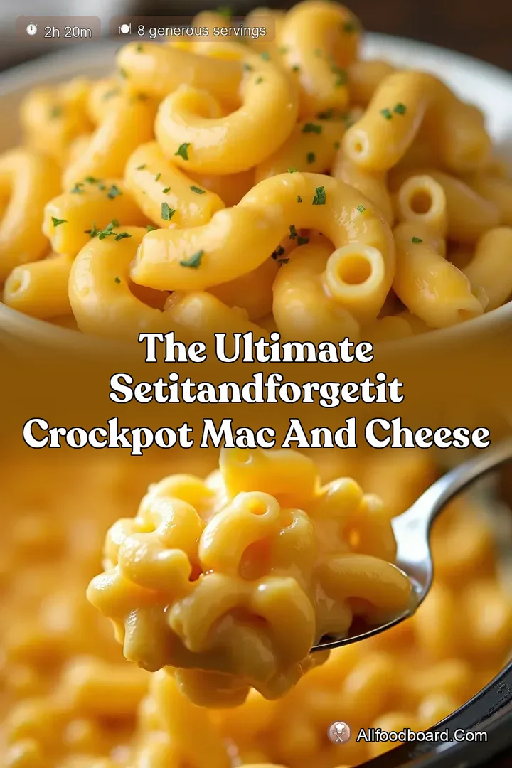 The Ultimate SetItAndForgetIt Crockpot Mac and Cheese : PIN FOR LATER The Ultimate SetItAndForgetIt Crockpot Mac and Cheese