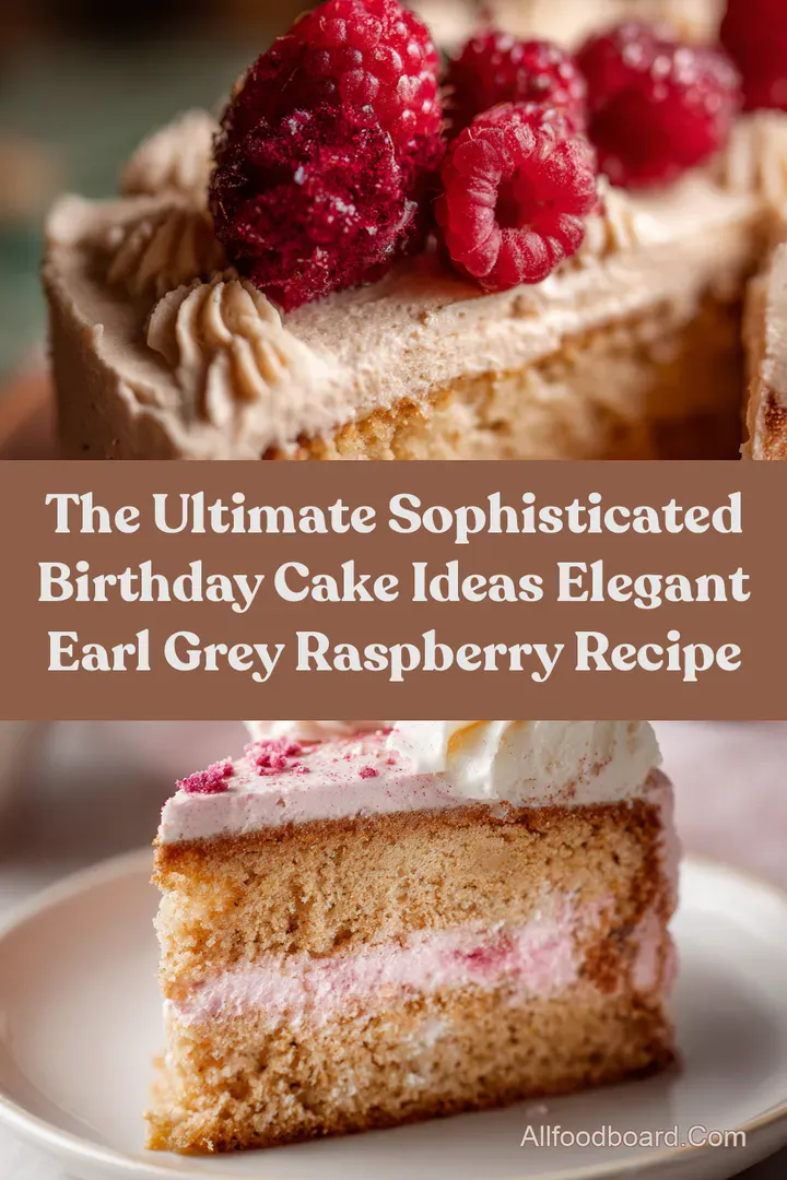 The Ultimate Sophisticated Birthday Cake Ideas Elegant Earl Grey Raspberry Recipe