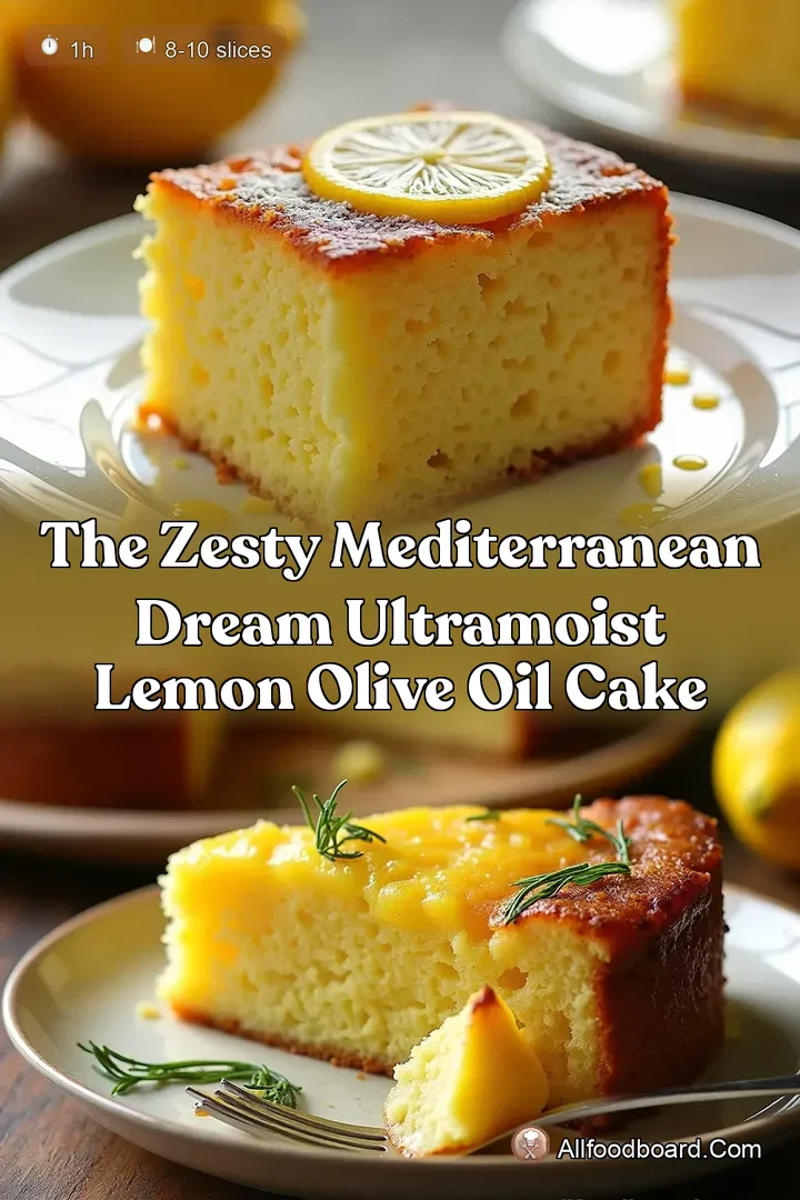 The Zesty Mediterranean Dream UltraMoist Lemon Olive Oil Cake