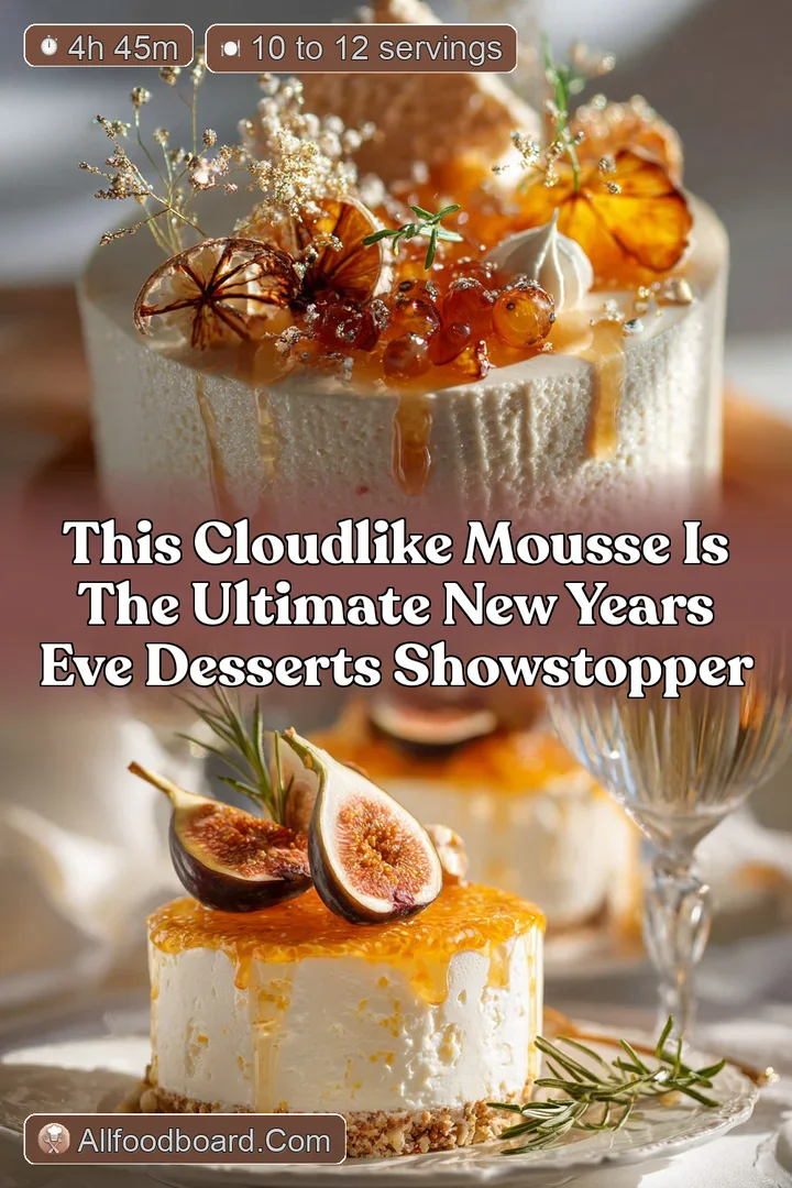 This CloudLike Mousse is the Ultimate New Years Eve Desserts Showstopper