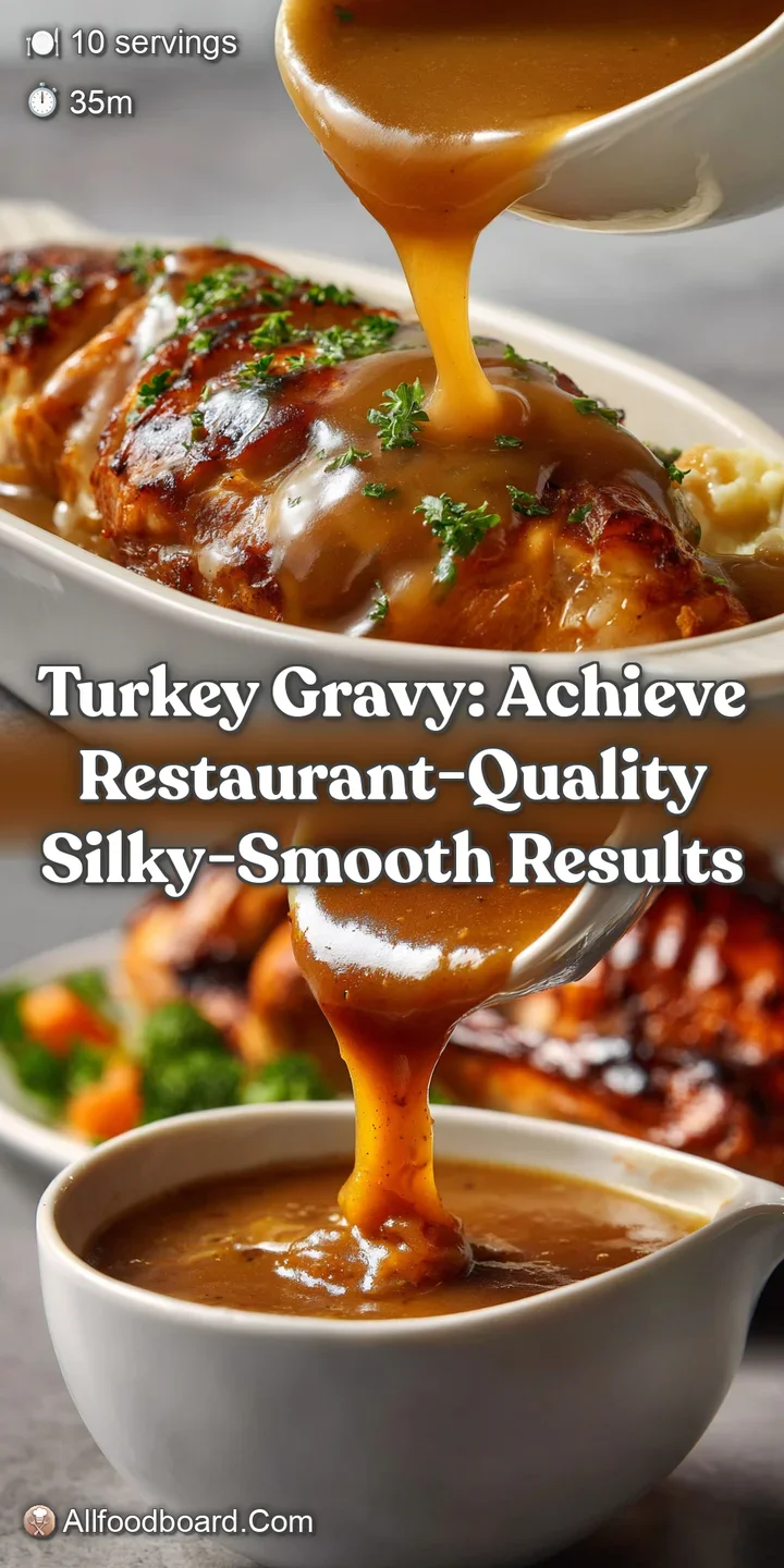 Turkey Gravy: Achieve Restaurant-Quality Silky-Smooth Results