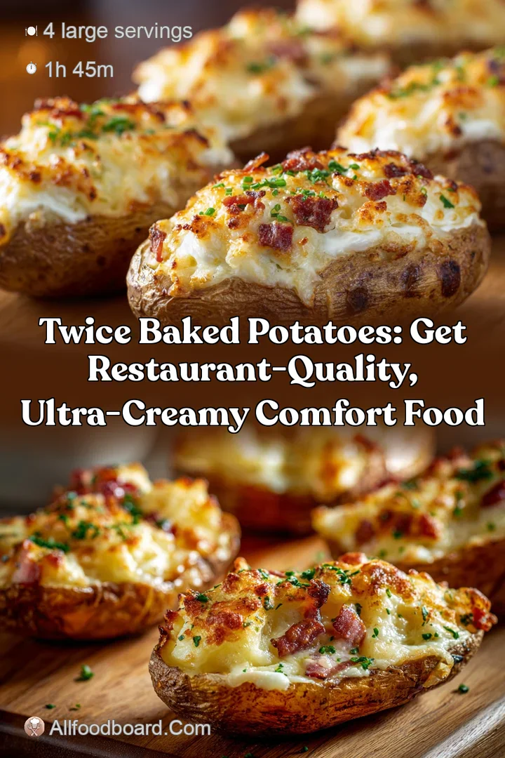 Twice Baked Potatoes: Get Restaurant-Quality Ultra-Creamy Comfort Food
