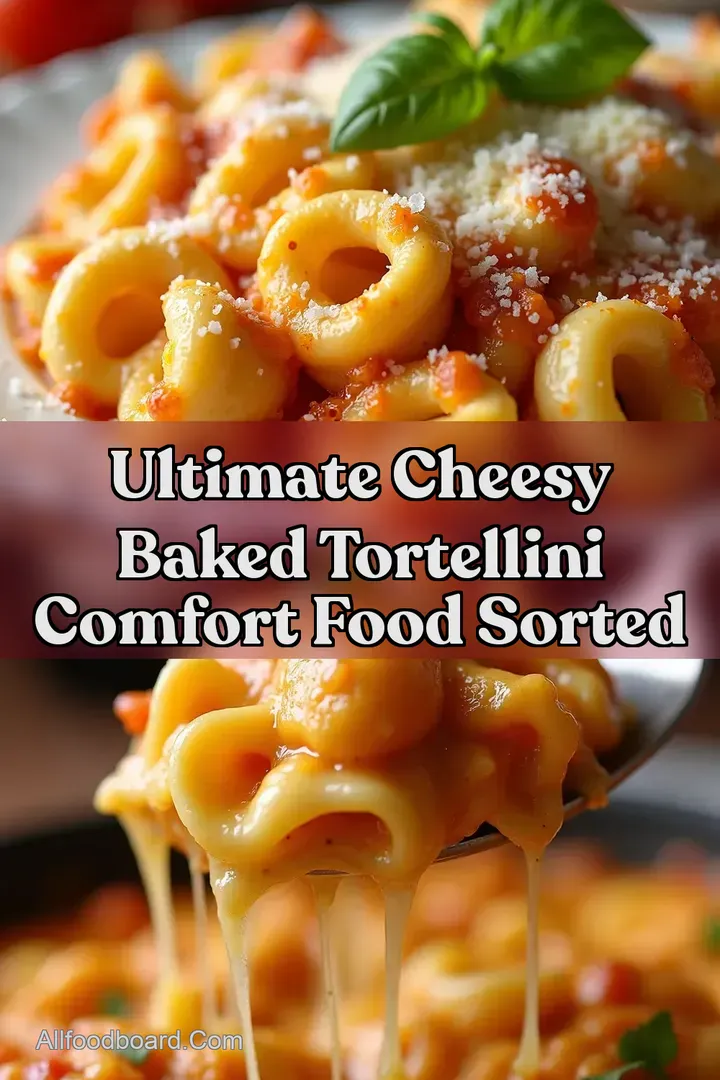 Ultimate Cheesy Baked Tortellini Comfort Food Sorted