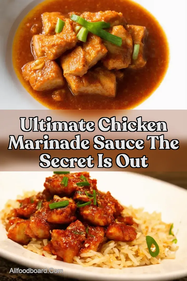 Ultimate Chicken Marinade Sauce The Secret Is Out