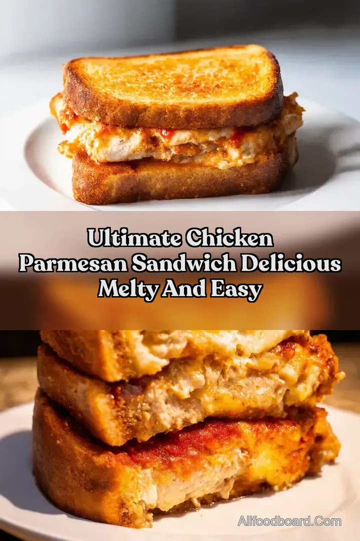 Ultimate Chicken Parmesan Sandwich Delicious Melty and Easy : PIN FOR LATER Ultimate Chicken Parmesan Sandwich Delicious Melty and Easy