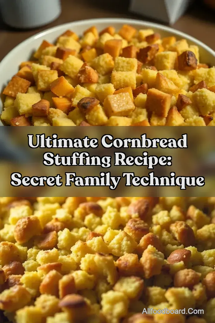 Ultimate Cornbread Stuffing Recipe: Secret Family Technique : PIN FOR LATER Ultimate Cornbread Stuffing Recipe: Secret Family Technique