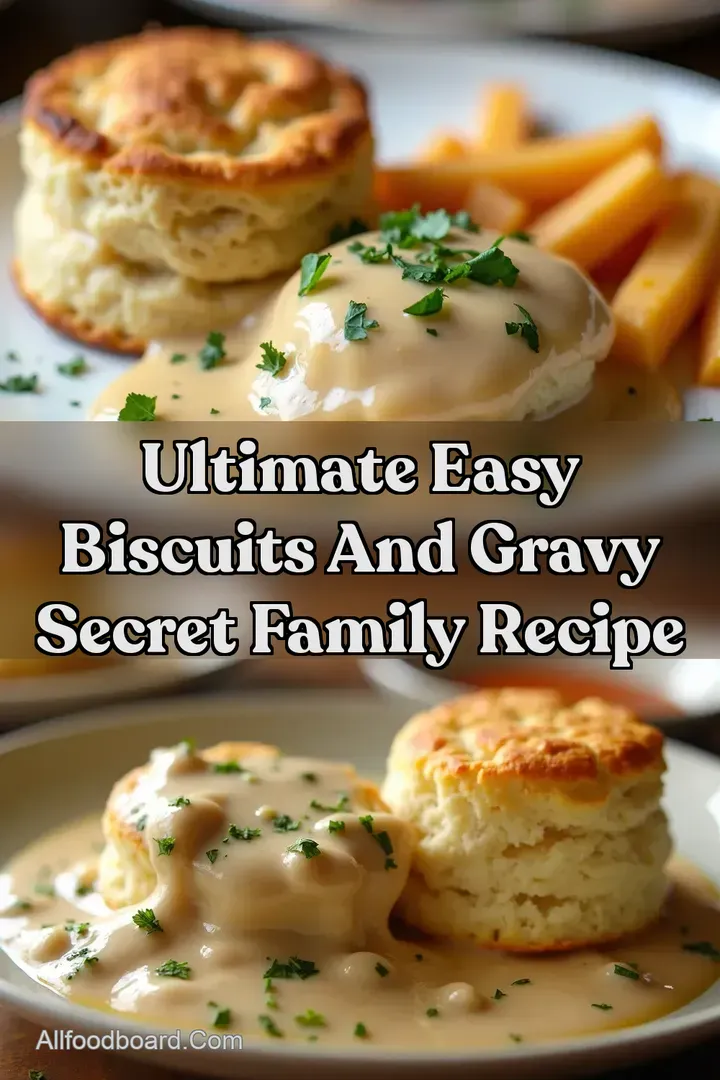 Ultimate Easy Biscuits and Gravy Secret Family Recipe