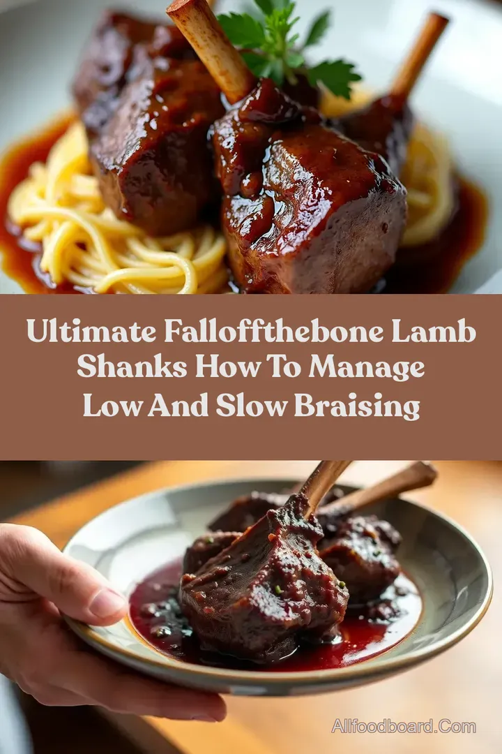 Ultimate FallOffTheBone Lamb Shanks How to Manage Low and Slow Braising