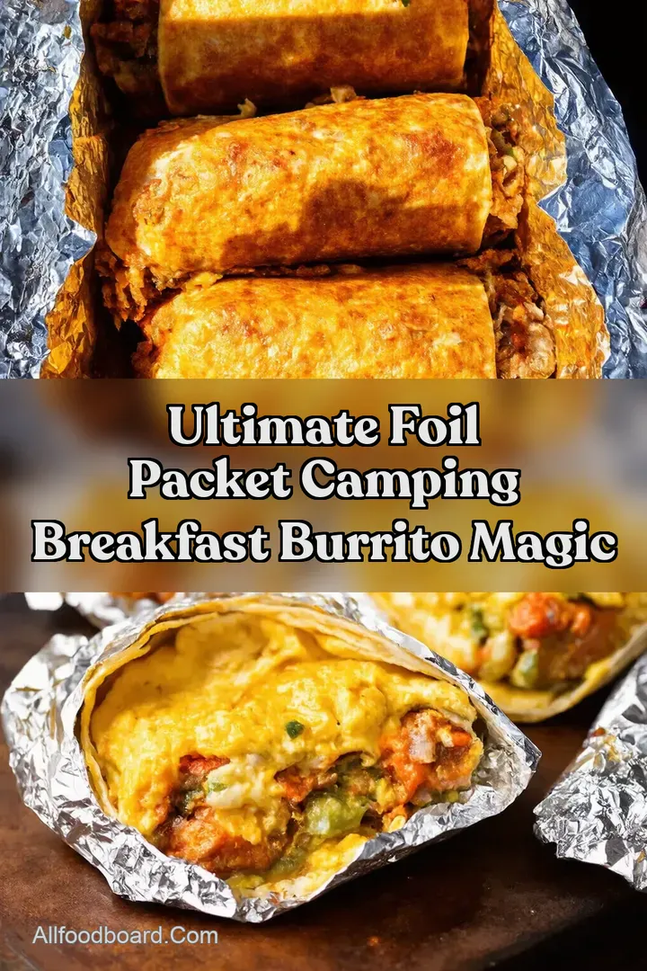 Ultimate Foil Packet Camping Breakfast Burrito Magic