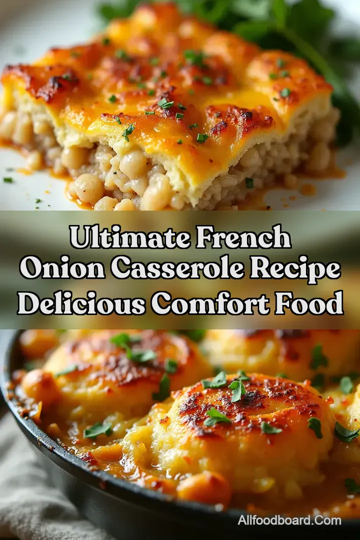 Ultimate French Onion Casserole Recipe Delicious Comfort Food