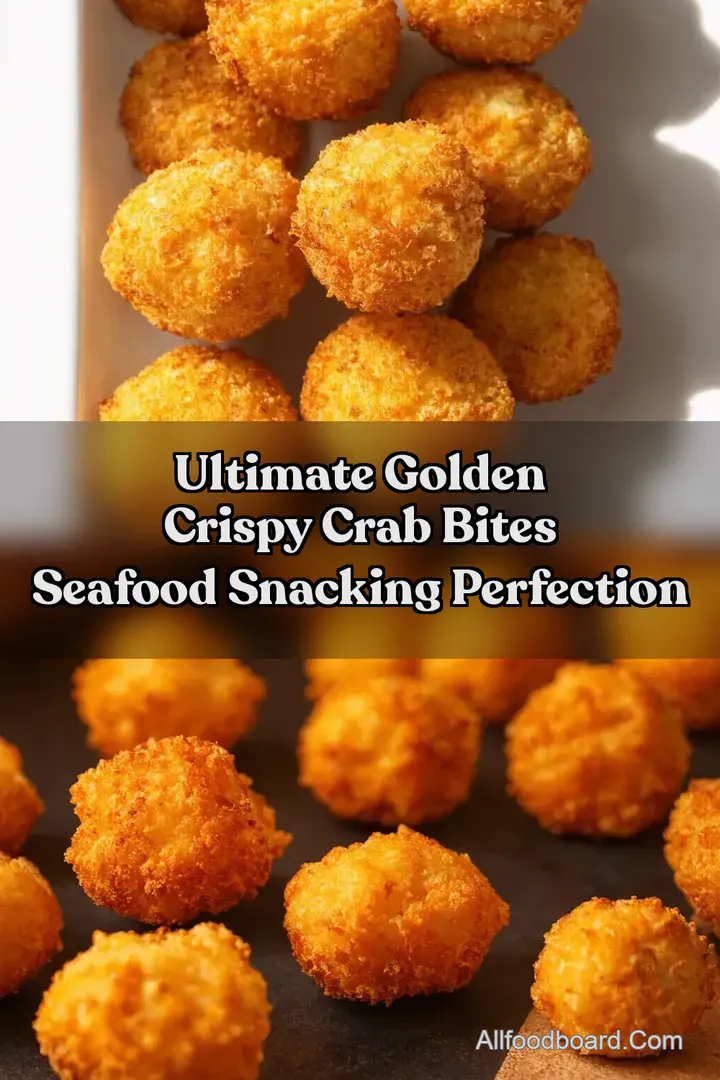 Ultimate Golden Crispy Crab Bites Seafood Snacking Perfection