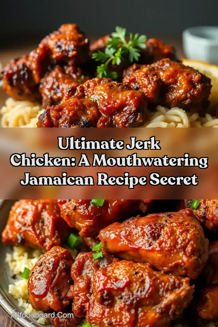 Ultimate Jerk Chicken: A Mouthwatering Jamaican Recipe Secret