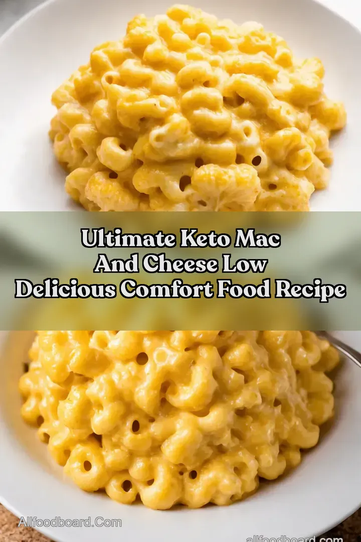 Ultimate Keto Mac and Cheese Low Delicious Comfort Food Recipe
