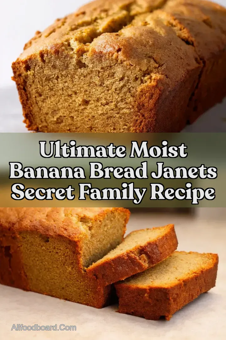 Ultimate Moist Banana Bread Janets Secret Family Recipe