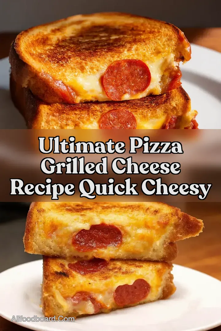 Ultimate Pizza Grilled Cheese Recipe Quick Cheesy : PIN FOR LATER Ultimate Pizza Grilled Cheese Recipe Quick Cheesy
