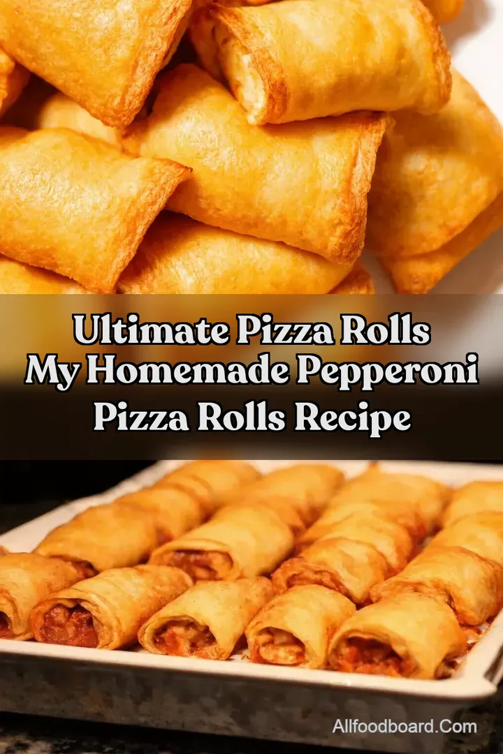 Ultimate Pizza Rolls My Homemade Pepperoni Pizza Rolls Recipe