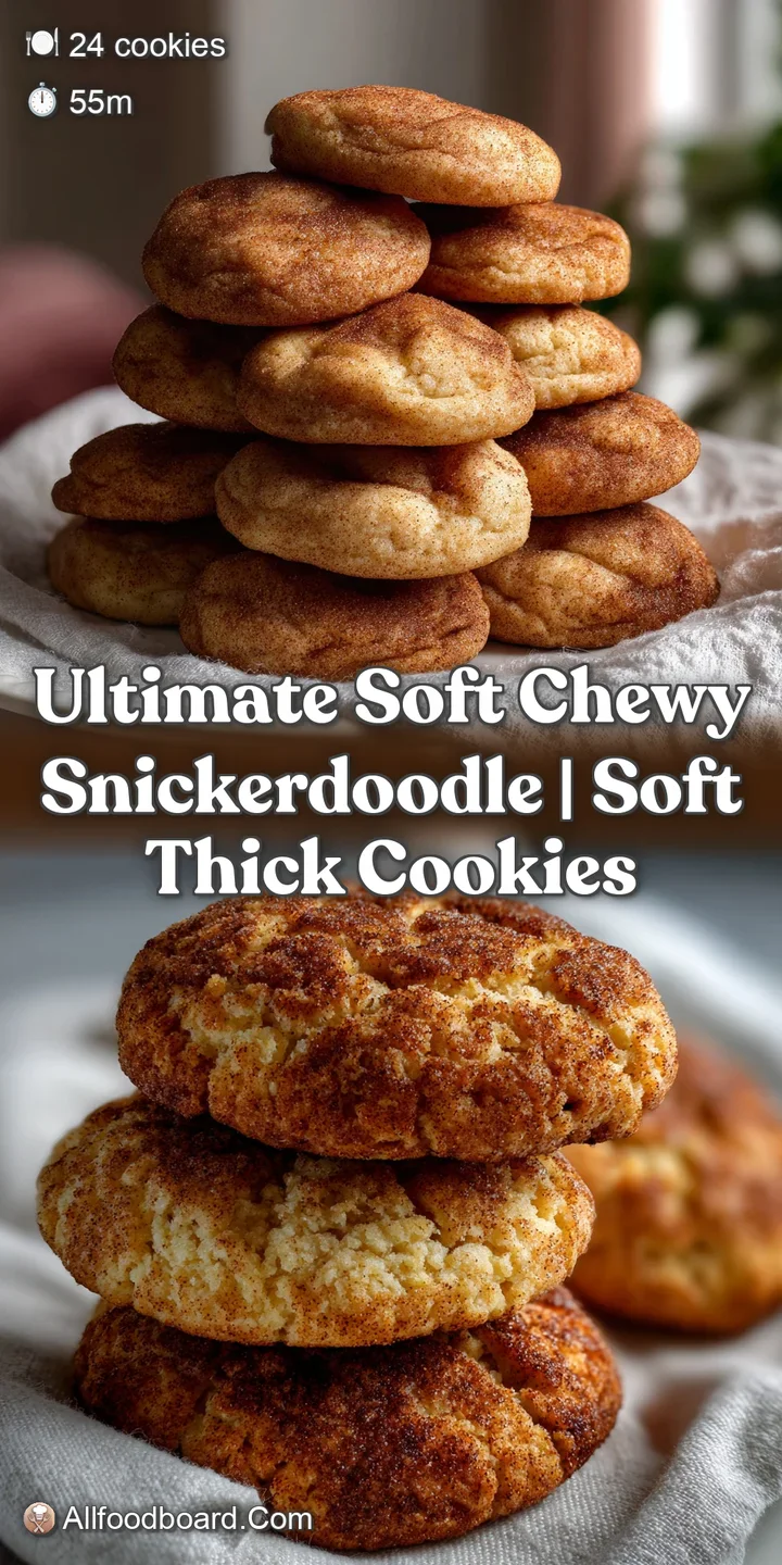 Close-up of a snickerdoodle, showcasing a crackly exterior and a soft, inviting interior. Warm hues hint at a comforting, ...