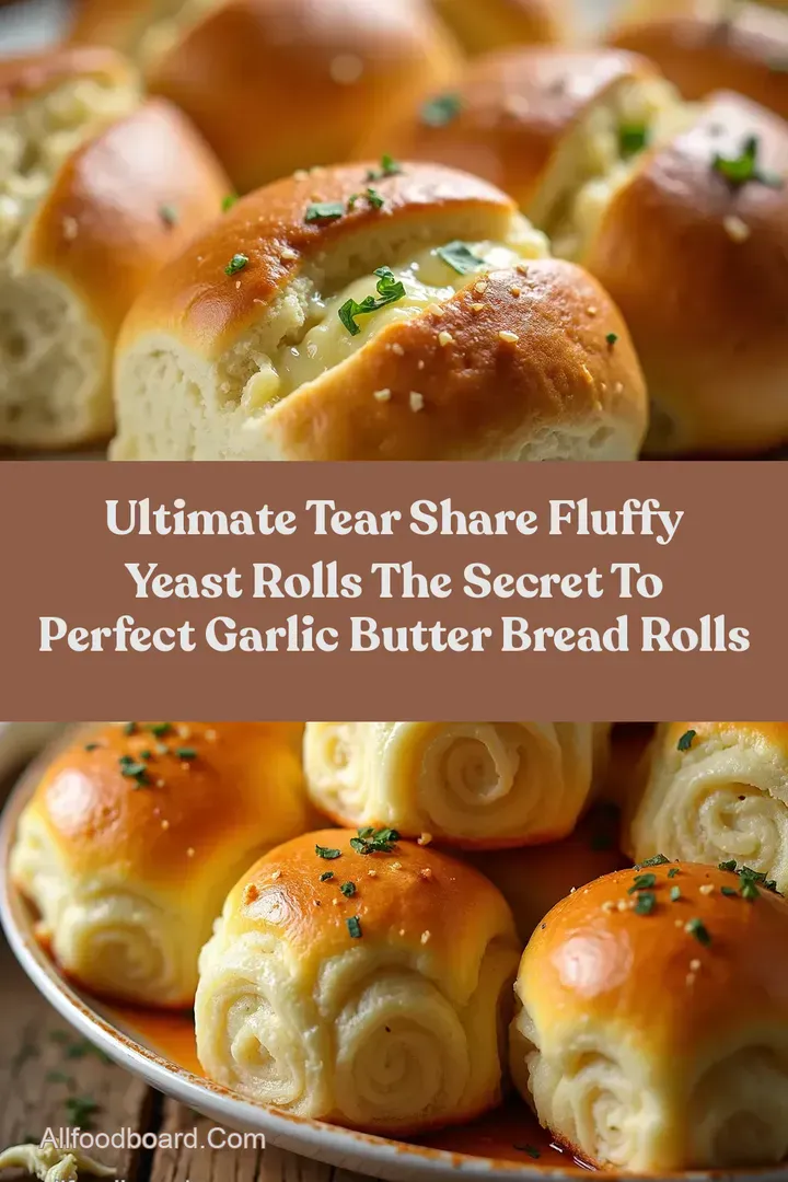 Ultimate Tear Share Fluffy Yeast Rolls The Secret to Perfect Garlic Butter Bread Rolls