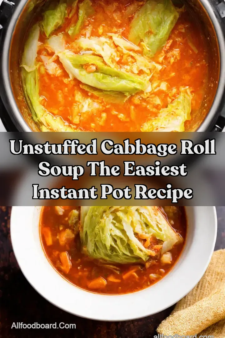 Unstuffed Cabbage Roll Soup The Easiest Instant Pot Recipe