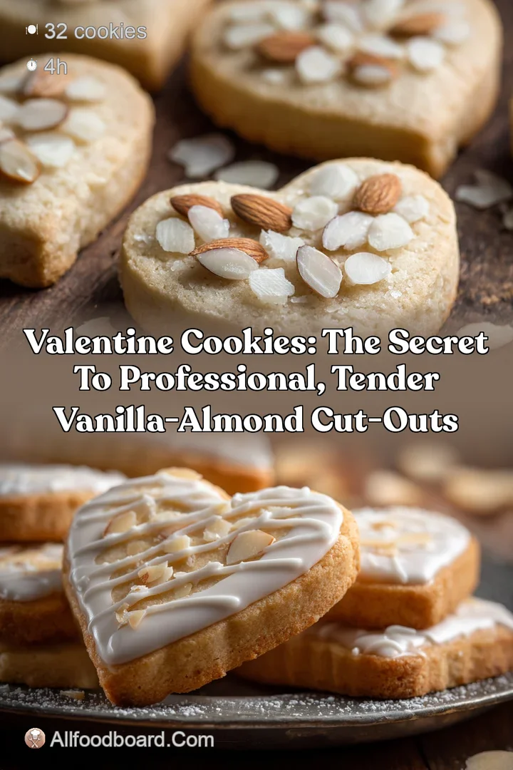 Valentine Cookies: The Secret to Professional Tender Vanilla-Almond Cut-Outs