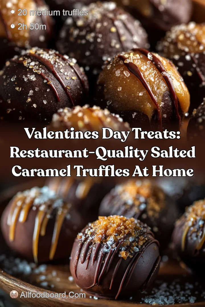Valentines Day Treats: Restaurant-Quality Salted Caramel Truffles at Home