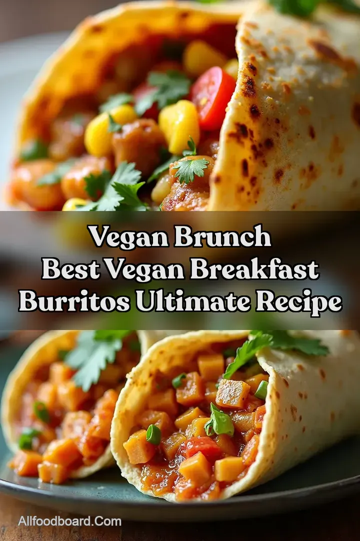 Vegan Brunch Best Vegan Breakfast Burritos Ultimate Recipe