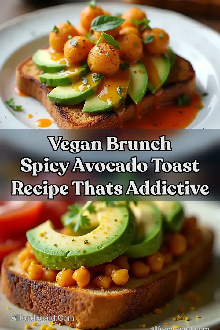 Vegan Brunch Spicy Avocado Toast Recipe Thats Addictive