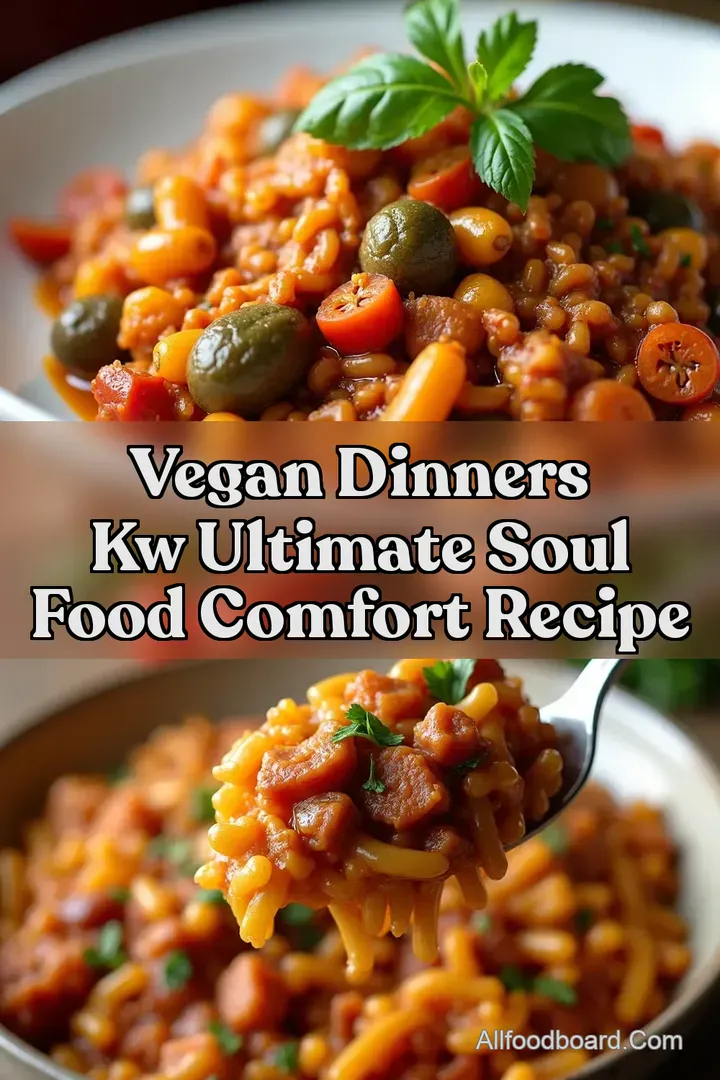 Vegan Dinners kw Ultimate Soul Food Comfort Recipe
