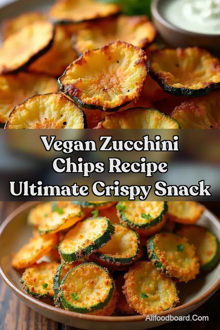 Vegan Zucchini Chips Recipe Ultimate Crispy Snack