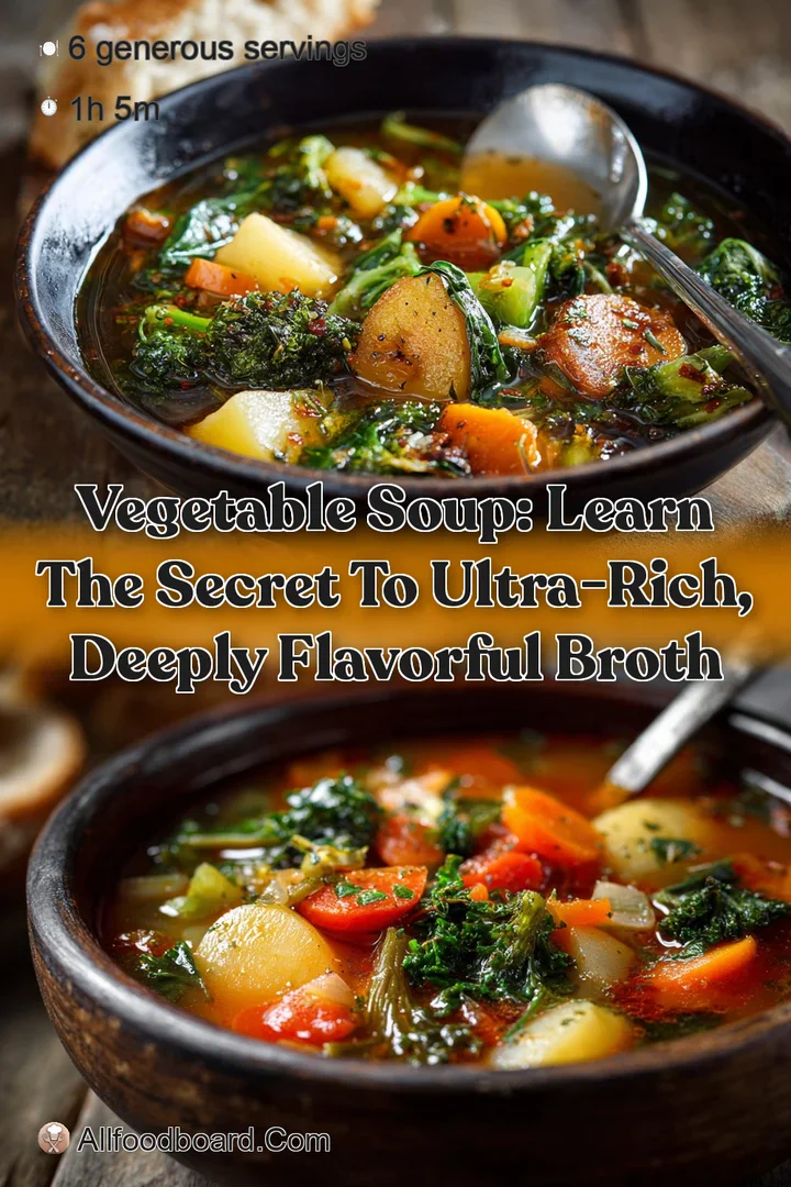 Vegetable Soup: Learn the Secret to Ultra-Rich Deeply Flavorful Broth
