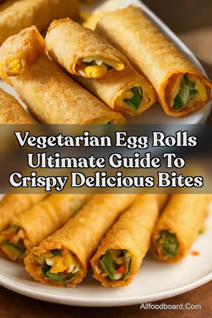 Vegetarian Egg Rolls Ultimate Guide to Crispy Delicious Bites : PIN FOR LATER Vegetarian Egg Rolls Ultimate Guide to Crispy Delicious Bites