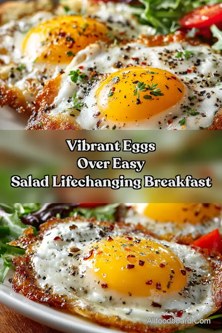 Vibrant Eggs Over Easy Salad LifeChanging Breakfast : PIN FOR LATER Vibrant Eggs Over Easy Salad LifeChanging Breakfast