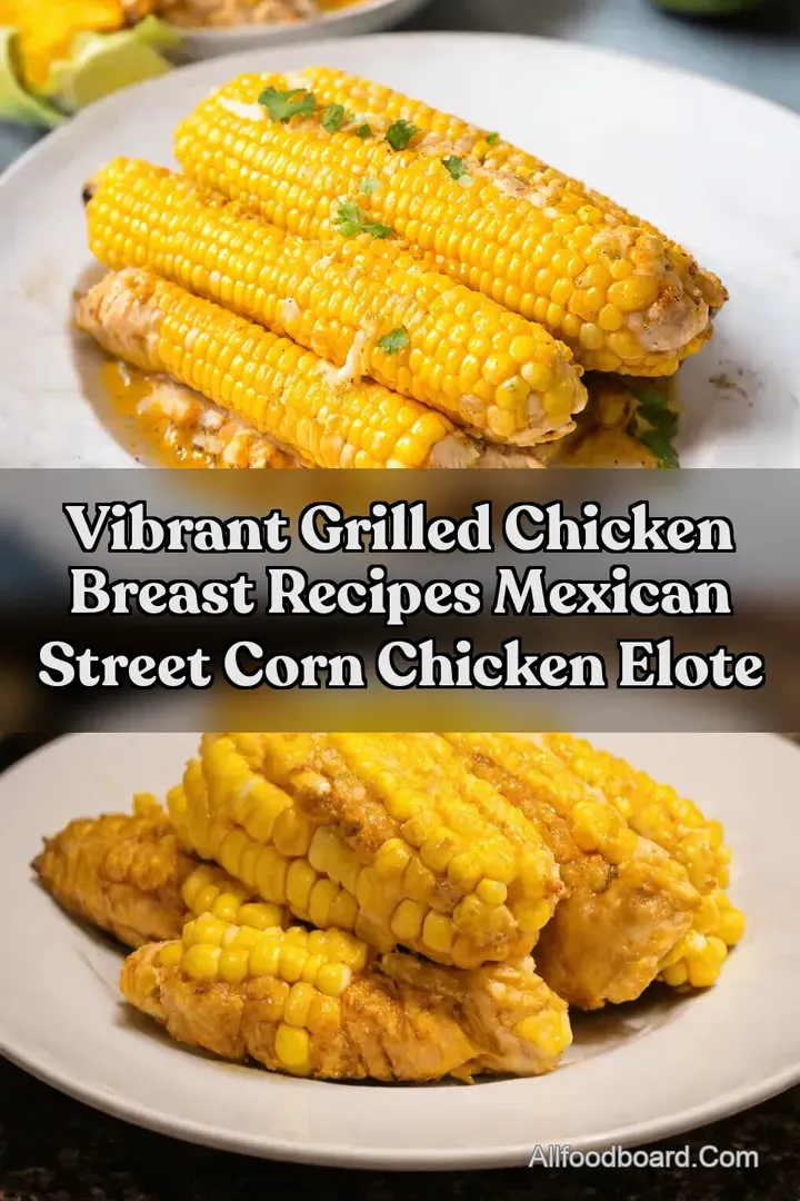 Vibrant Grilled Chicken Breast Recipes Mexican Street Corn Chicken Elote : PIN FOR LATER Vibrant Grilled Chicken Breast Recipes Mexican Street Corn Chicken Elote