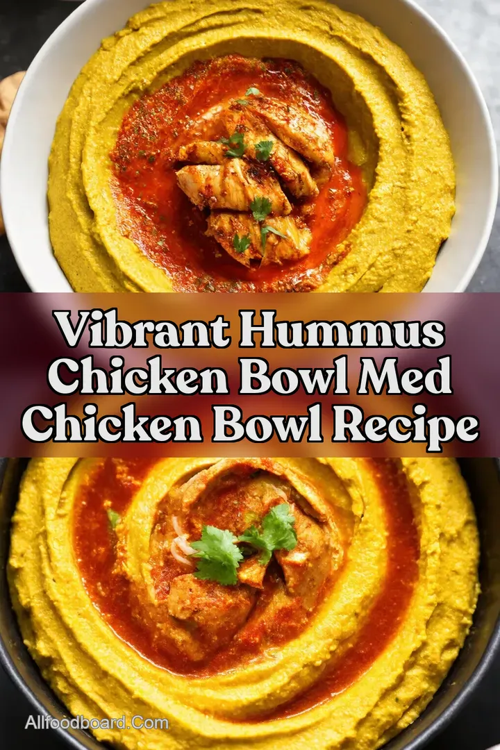 Vibrant Hummus Chicken Bowl Med Chicken Bowl Recipe