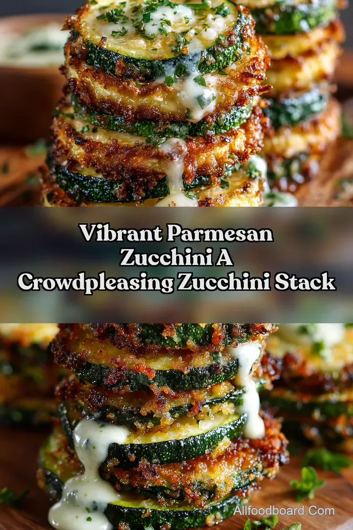 Vibrant Parmesan Zucchini A CrowdPleasing Zucchini Stack
