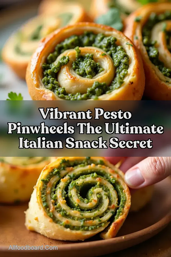 Vibrant Pesto Pinwheels The Ultimate Italian Snack Secret