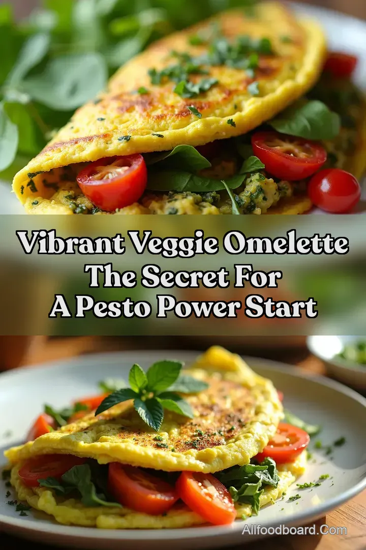 Vibrant Veggie Omelette The Secret for a Pesto Power Start